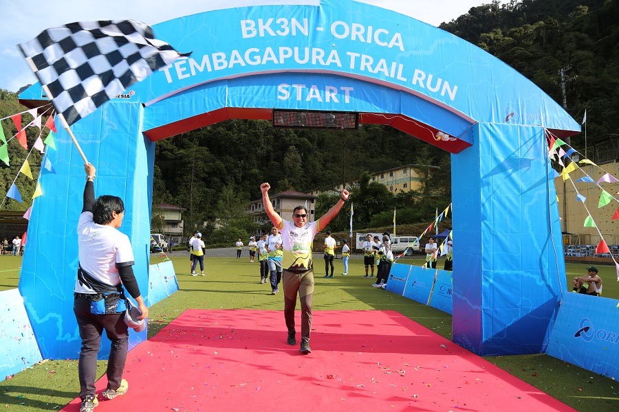 10k BK3N-Orica Trail Run participants' hit the finish line