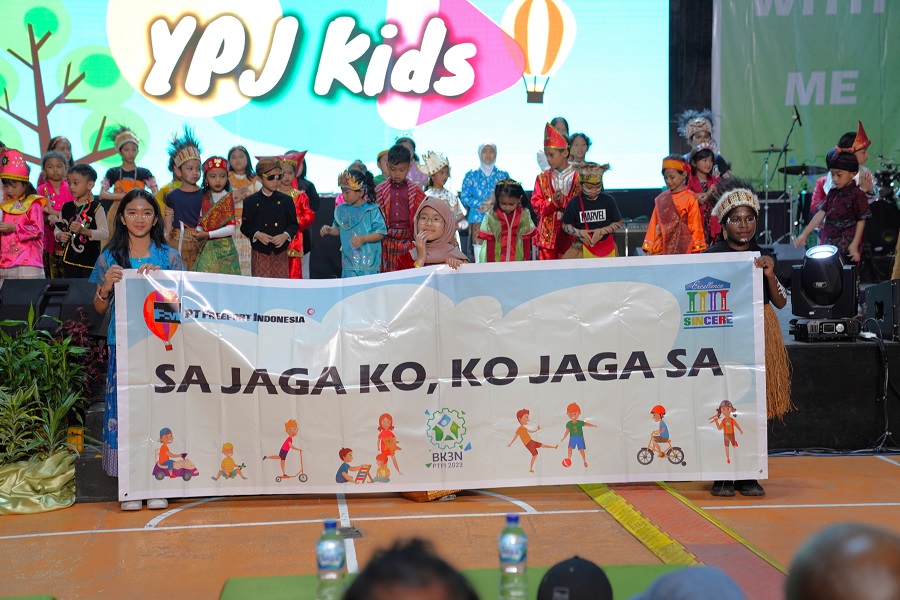 YPJ Kids Performance on the National Occupational Health and Safety Month closing ceremony