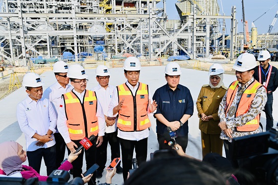 President Jokowi Visited Smelter