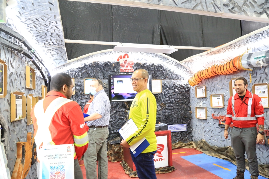 Redpath's booth on the Safety Expo BK3N 2023