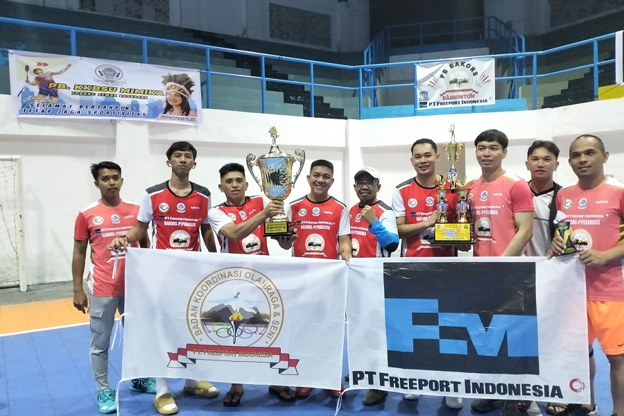 Kemenangan Gemilang: Bakors PTFI Raih Juara Umum dan Piala Bergilir dalam Bupati Cup II 