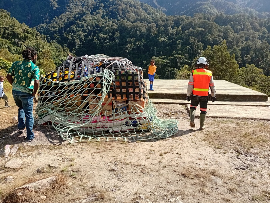 This Christmas supplies will be distributed through churches then to the community.