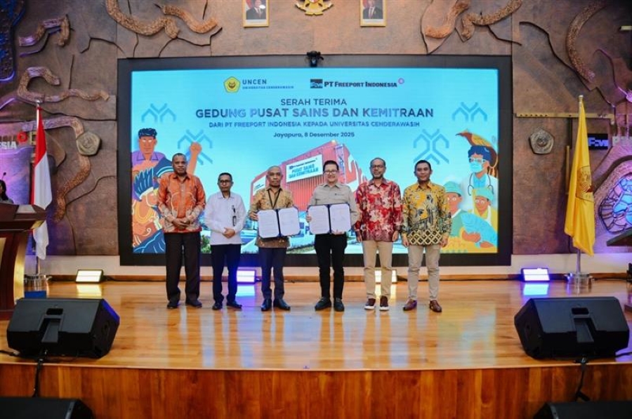 serah terima gedung science 