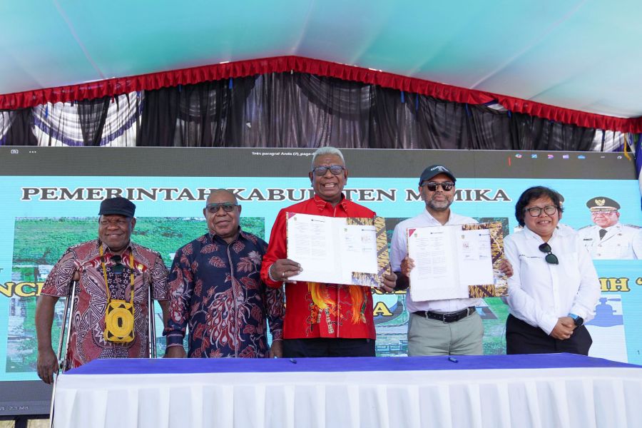 Signing of the Cooperation Agreement (PKS) between PTFI and the Mimika Regency Government through 20