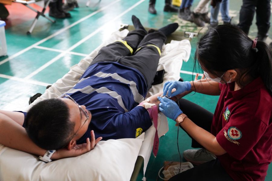 Blood Donation at Portsite