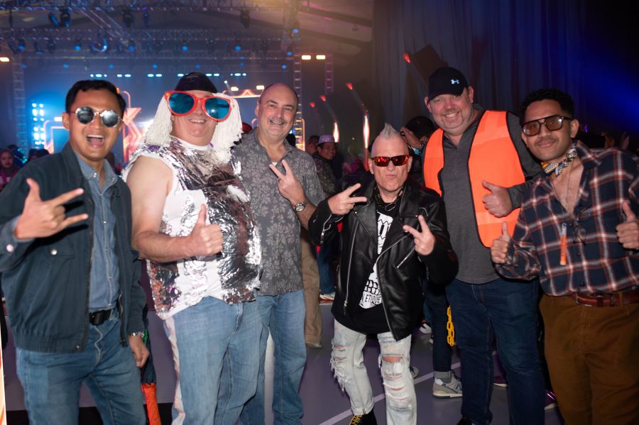 58th PTFI anniversary with music and Retro Dance Party at Sporthall, Tembagapura 