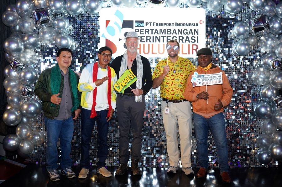 58th PTFI anniversary with music and Retro Dance Party at Sporthall, Tembagapura 