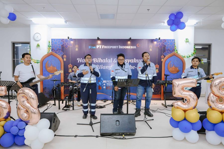 Smelter Gresik turut merayakan HUT ke-58 PTFI yang dirangkai dengan momen Halal Bihalal
