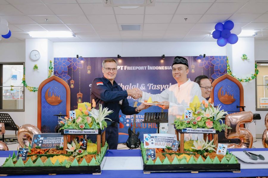 Smelter Gresik turut merayakan HUT ke-58 PTFI yang dirangkai dengan momen Halal Bihalal