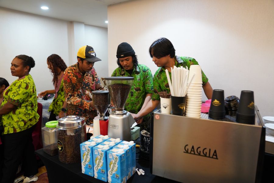 Presenting Amungme Gold Coffee that can be enjoyed by all participants