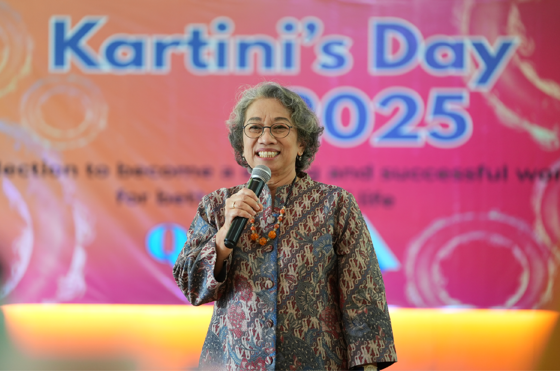 Inspiring sharing session with Mrs. Retno Nartani