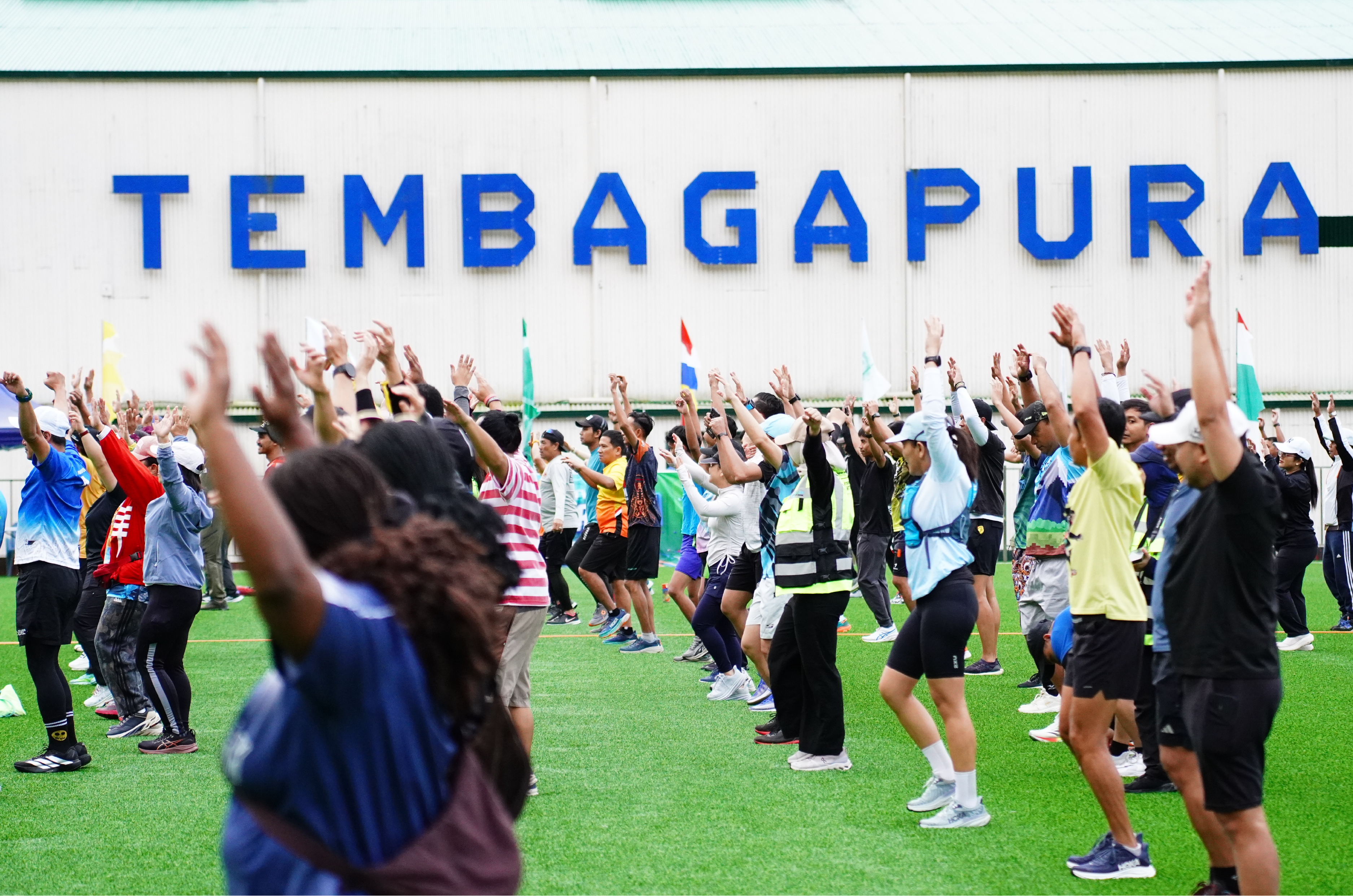 Participants' excitement during healthy living campaign