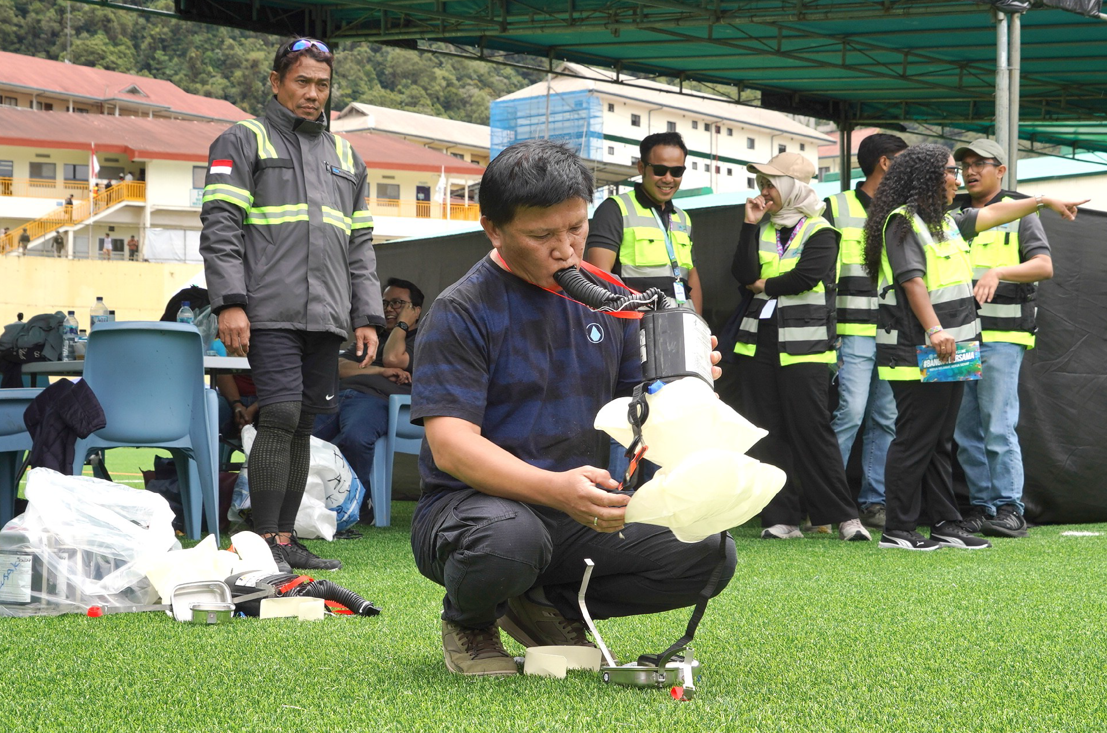 Campaign and demo of SRLD Self-Rescuer Long Duration