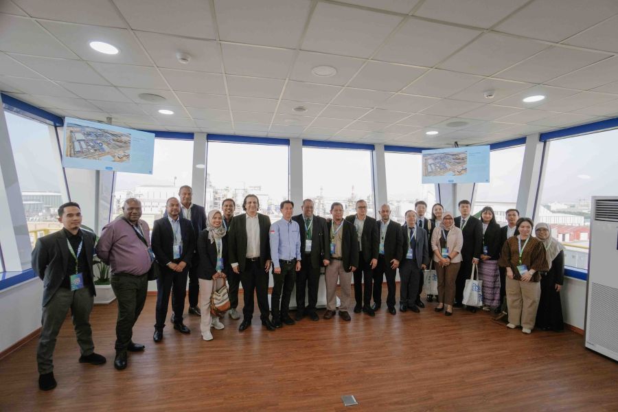 Group photo of the ASOSAI WGEA delegation with PTFI Vice President Director Jenpino Ngabdi 