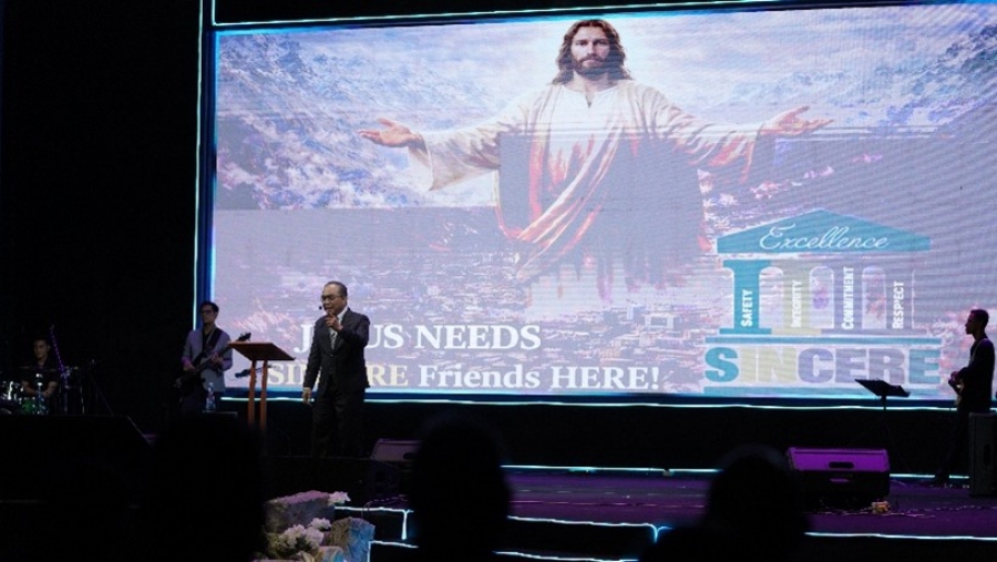 Easter sermon delivered by Rev. Michael Palar with the theme "He Is Risen, He Is Coming Soon."